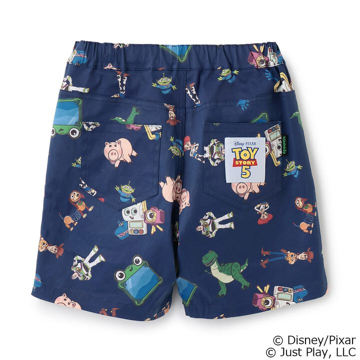 [Disney & Pixar] TOY STORY 5 All-Over Pattern 5-Minute Length Pants,Navy, medium image number 1