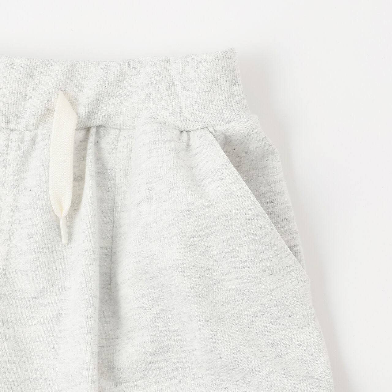Sweatshirt Cargo Half Pants,Smoke white, large image number 4