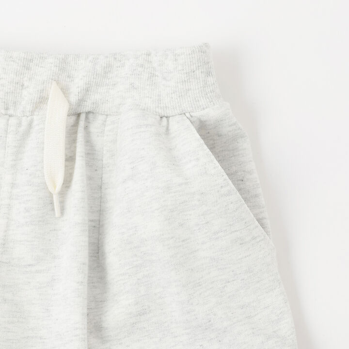 Sweatshirt Cargo Half Pants,Smoke white, medium image number 4
