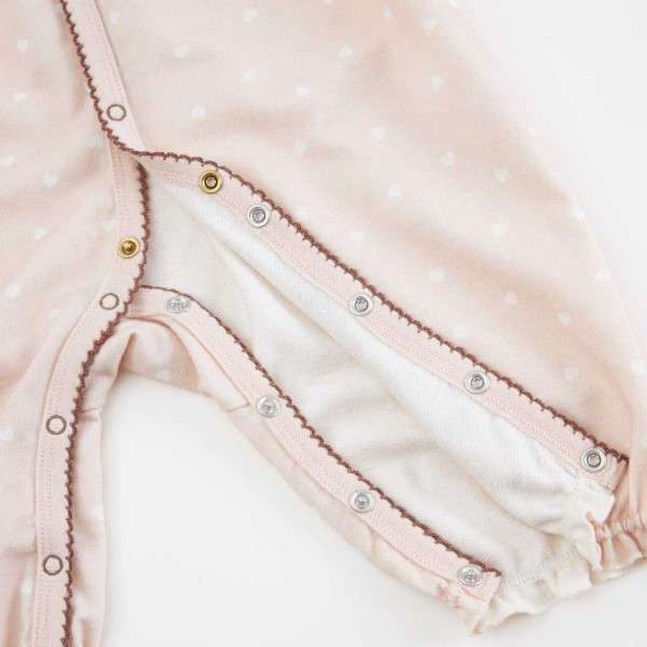 KP Heart Print Coverall,Beige, large image number 13