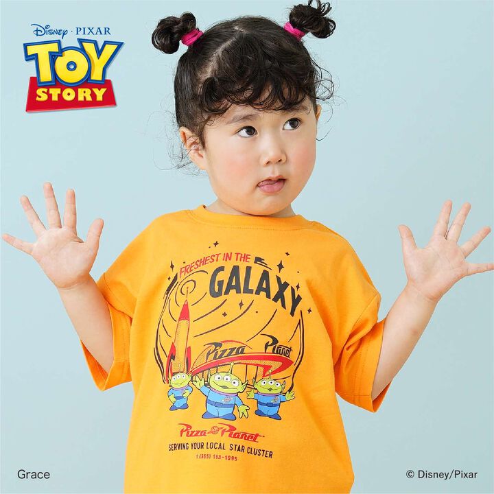 [Disney-Pixar-Toy Story] Alien Wide Short Sleeve T-Shirt,, medium