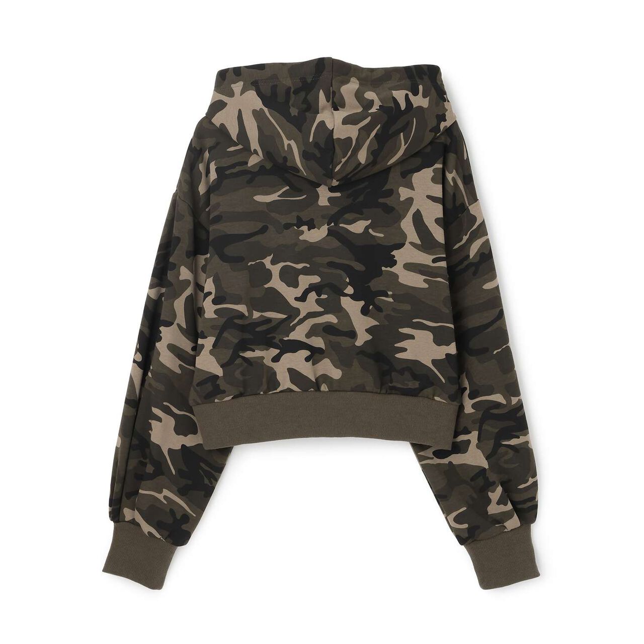 [LTXC] Shaggy Lined Black Cropped Parka,Off white, large image number 13