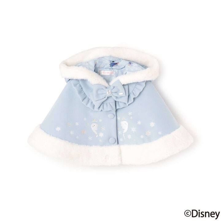 [Elsa] Frozen Character Poncho,Sax blue, medium image number 9