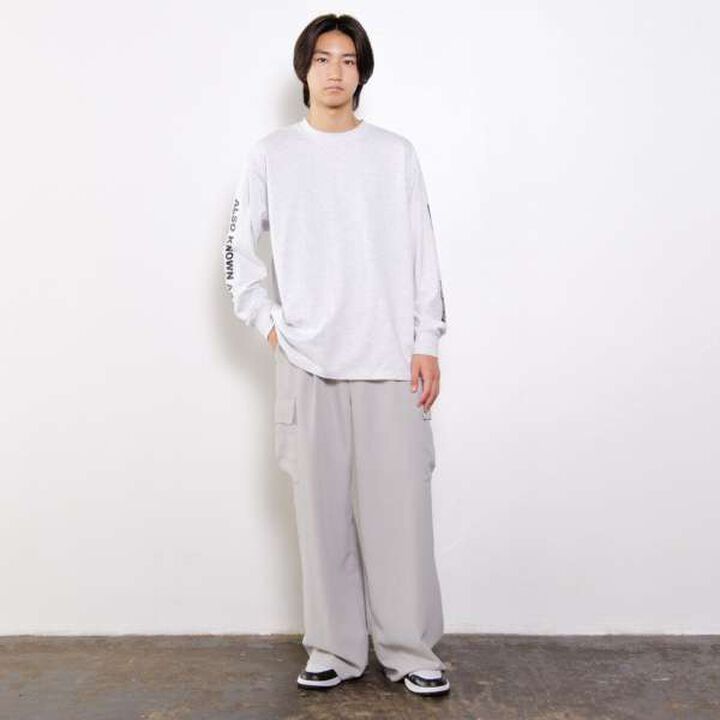 [Set Up Compatible] Soft Cargo Pants,Black, medium image number 8