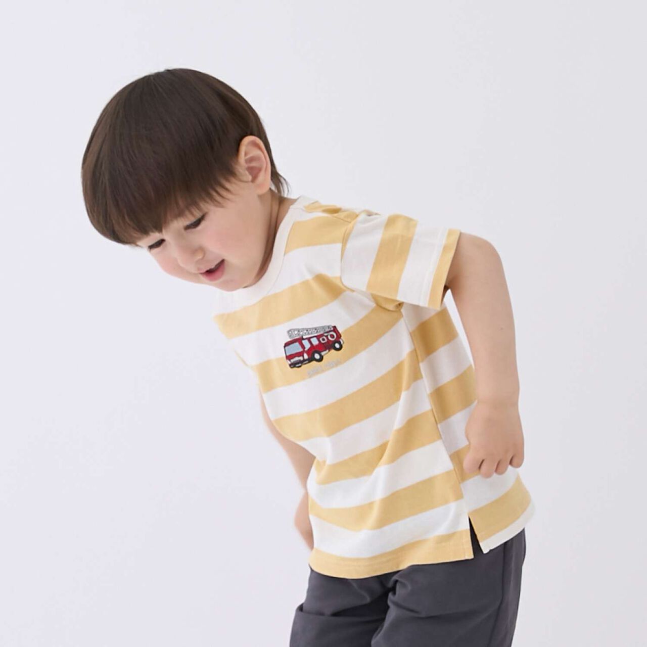 [Affordable] BOYS Short Sleeve T-Shirt 2,Navy, large image number 1