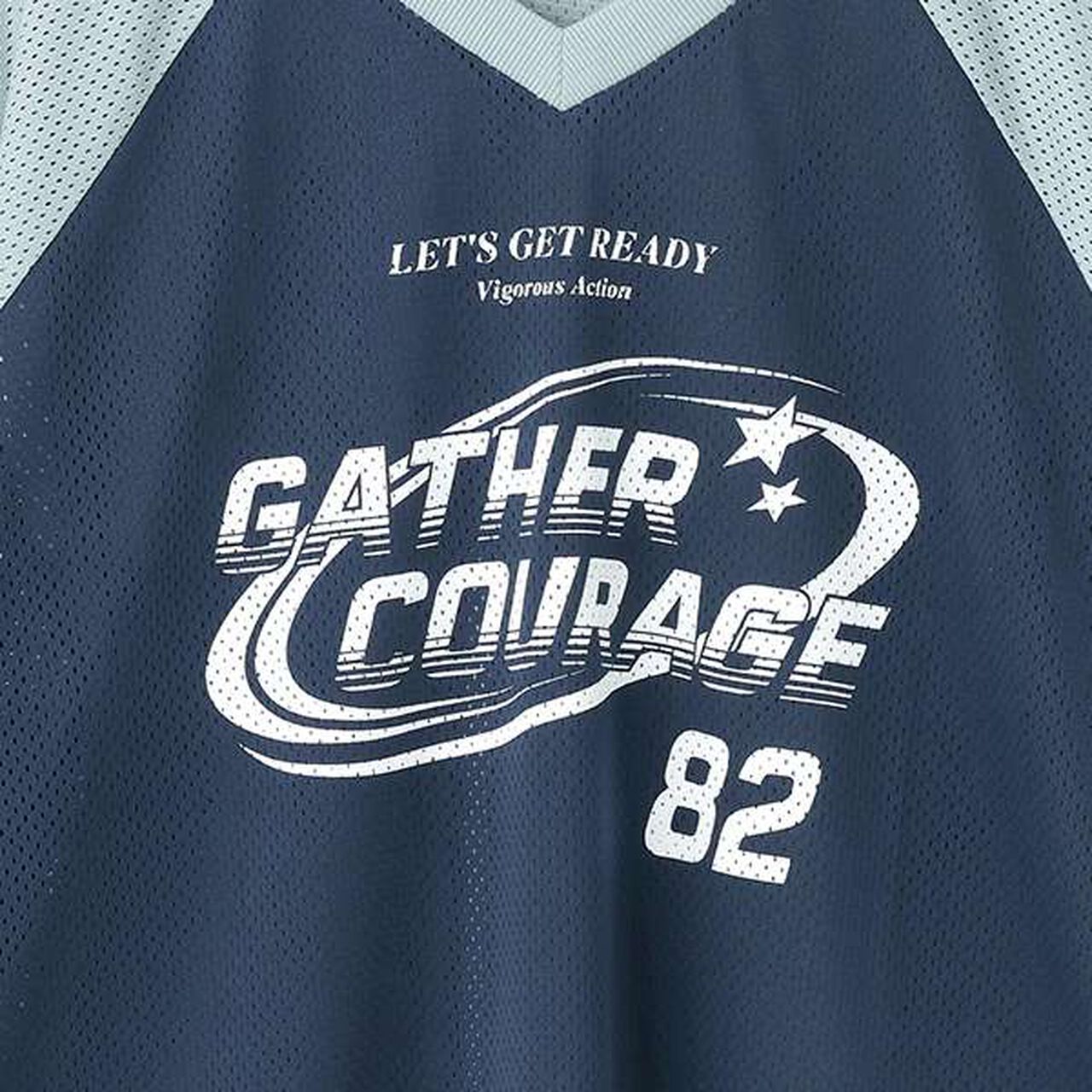 Loose Mesh Game T,Navy, large image number 12