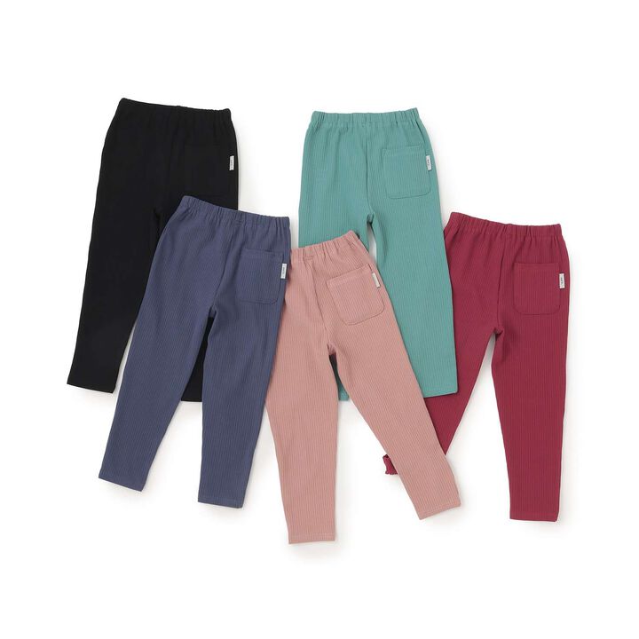 [365D.] Ribbed Leggings,Coral red, medium image number 6
