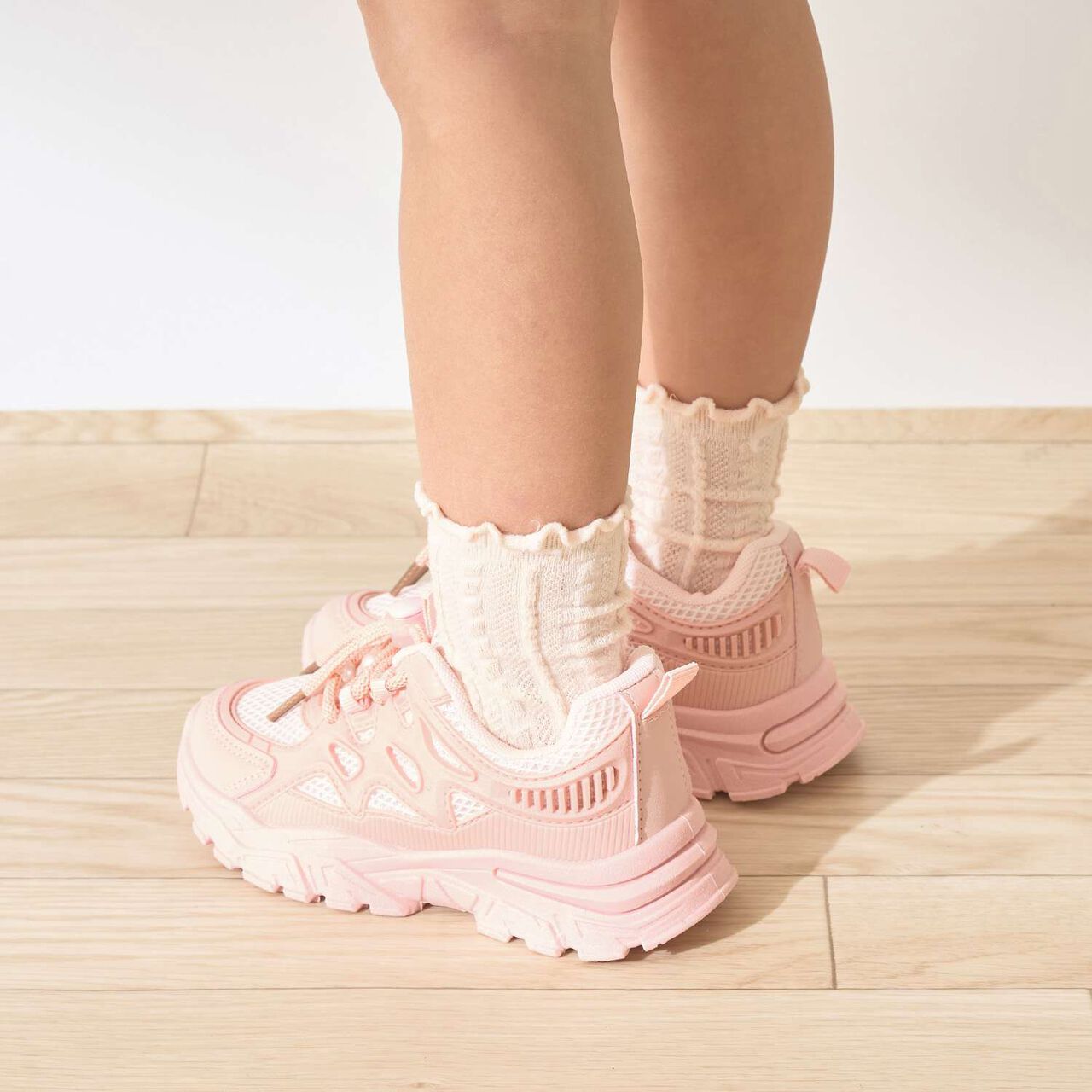 Pearl-Embellished Sneakers,Lavender, large image number 4