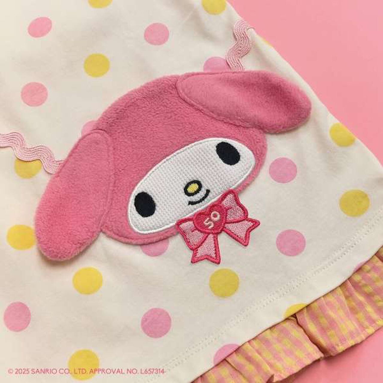 [My Melody / Kuromi] Small Shoulder Bag T-Shirt,Pink, large image number 11