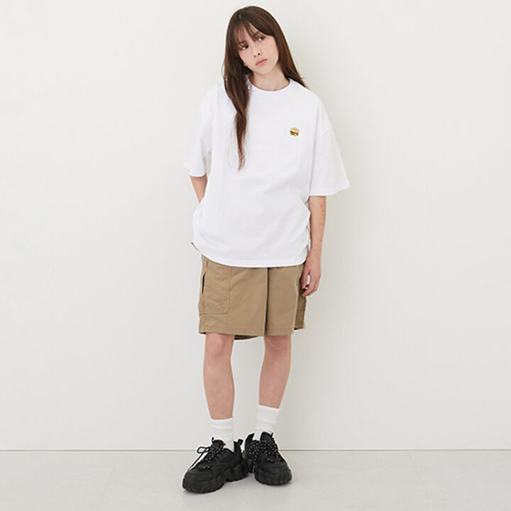 [Cool Touch] High Cool Cotton Hood Print Short Sleeve T-Shirt,Brown, medium image number 20