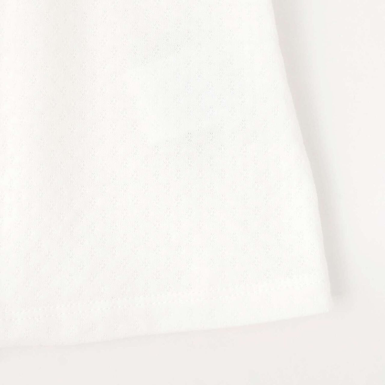 Lacy Jersey T-Shirt,Off white, large image number 4