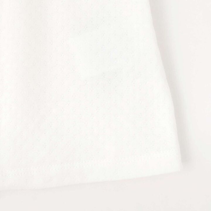 Lacy Jersey T-Shirt,Off white, medium image number 4