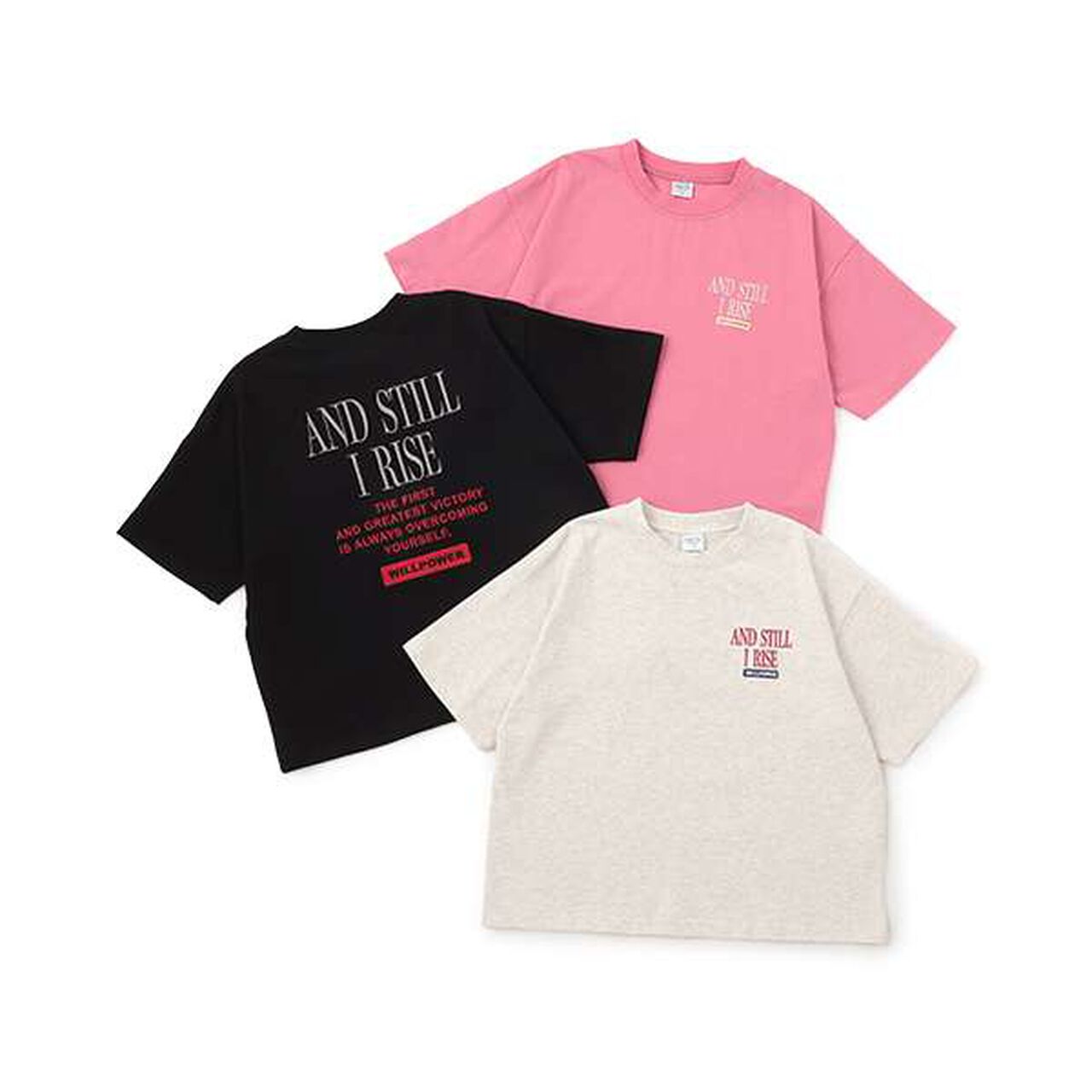 [100% Cotton Matching with Dad] Kids Logo Embroidery Big Half T-Shirt,Smoke white, large image number 20