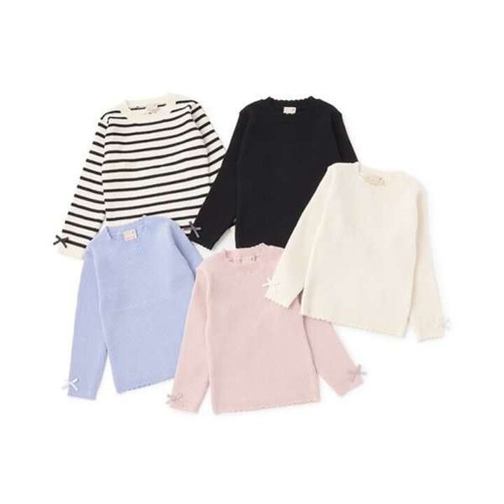 [Link] Soft & Cozy Ribbed Knit,Black, medium image number 2