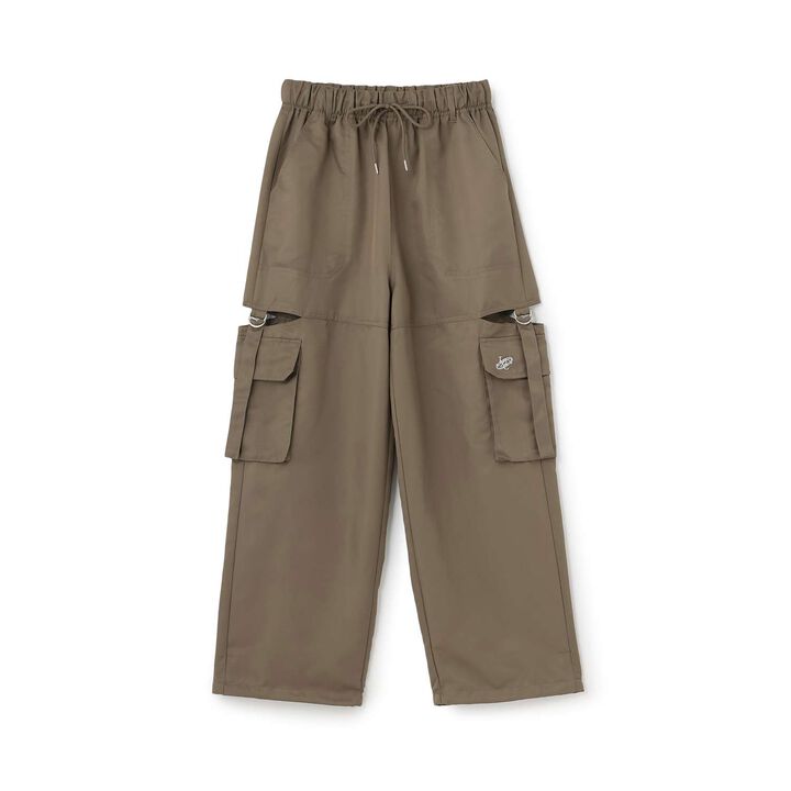 [LTXC / Quick-Dry Absorbent / Comfort] Slit Belt Cargo Pants,Khaki, medium image number 8