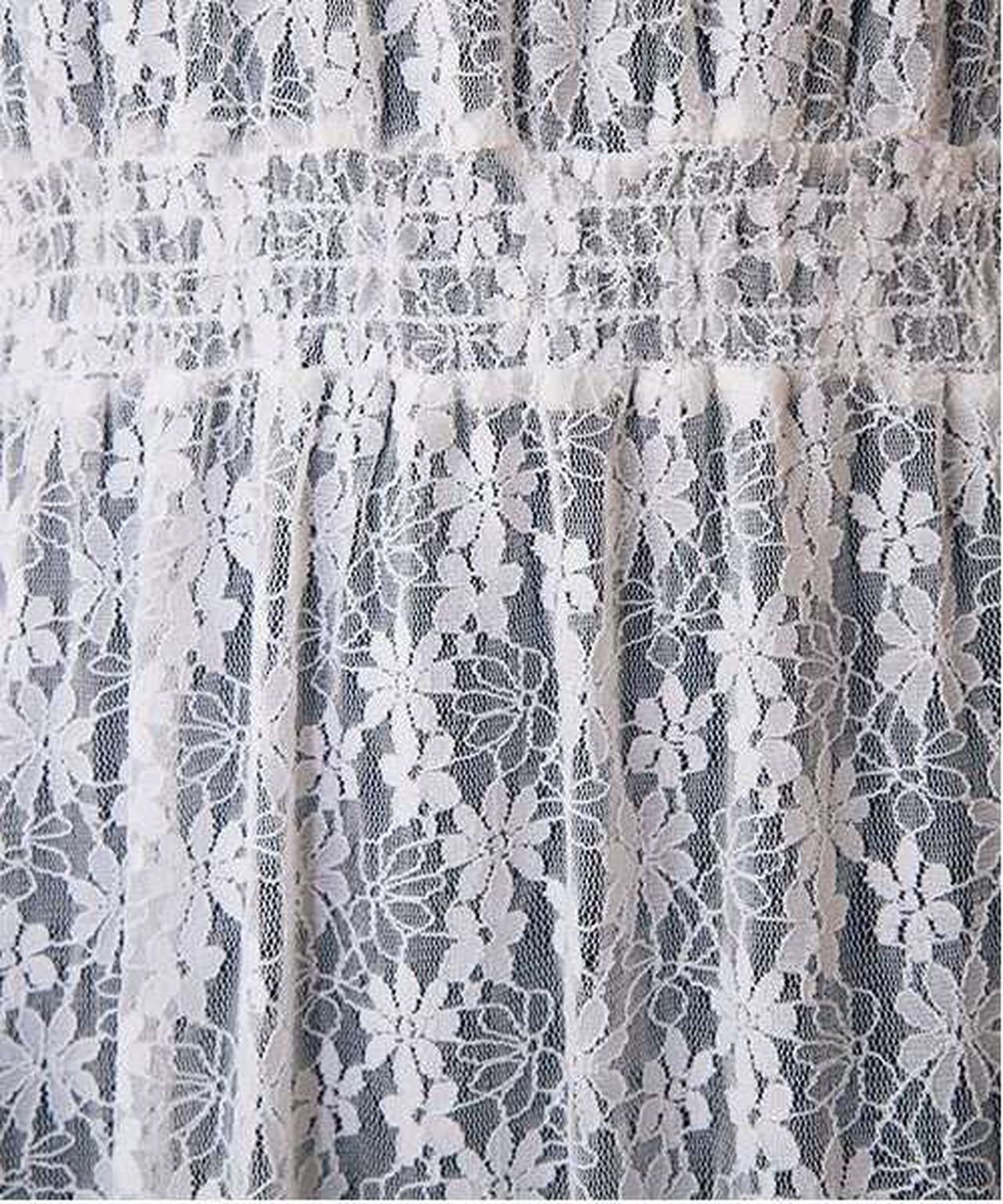 Sheer One-Piece Dress,Off white, large image number 7