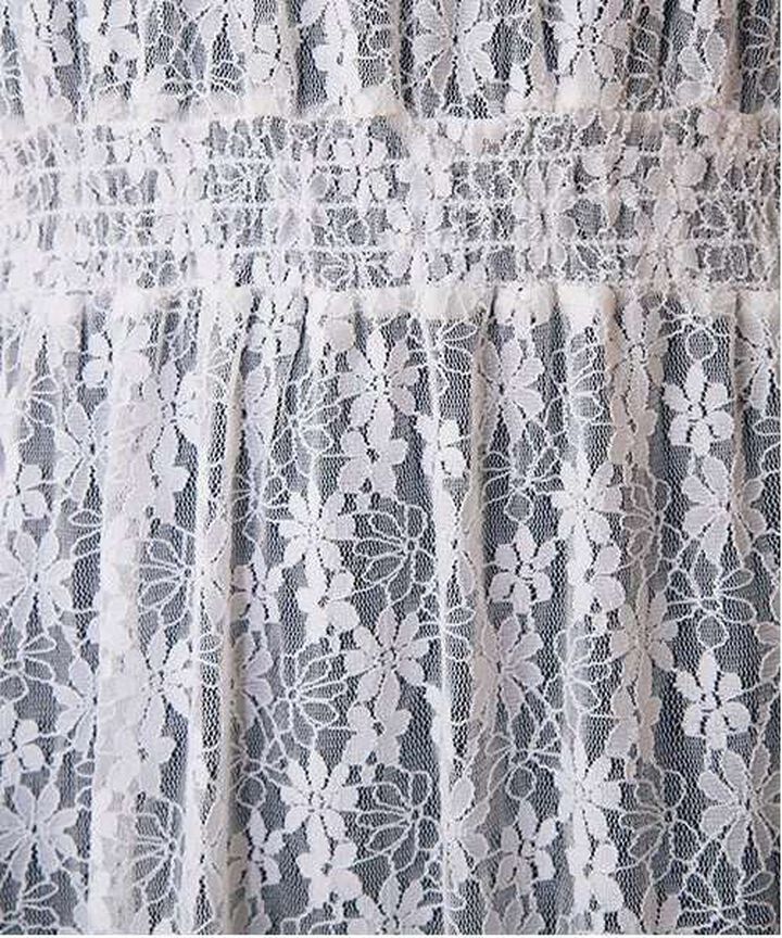 Sheer One-Piece Dress,Off white, medium image number 7