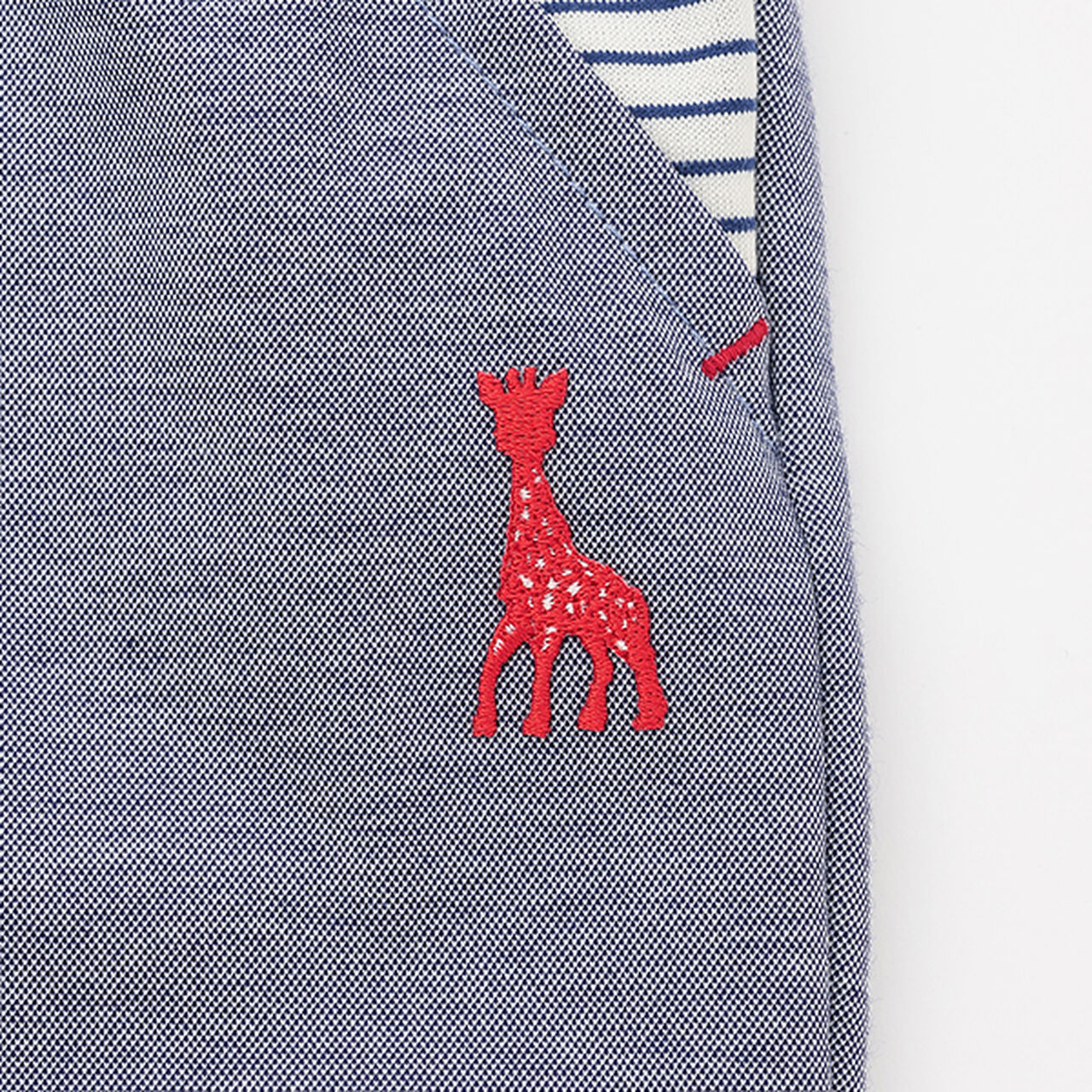 Denim-Style Half Pants,Navy, large image number 3