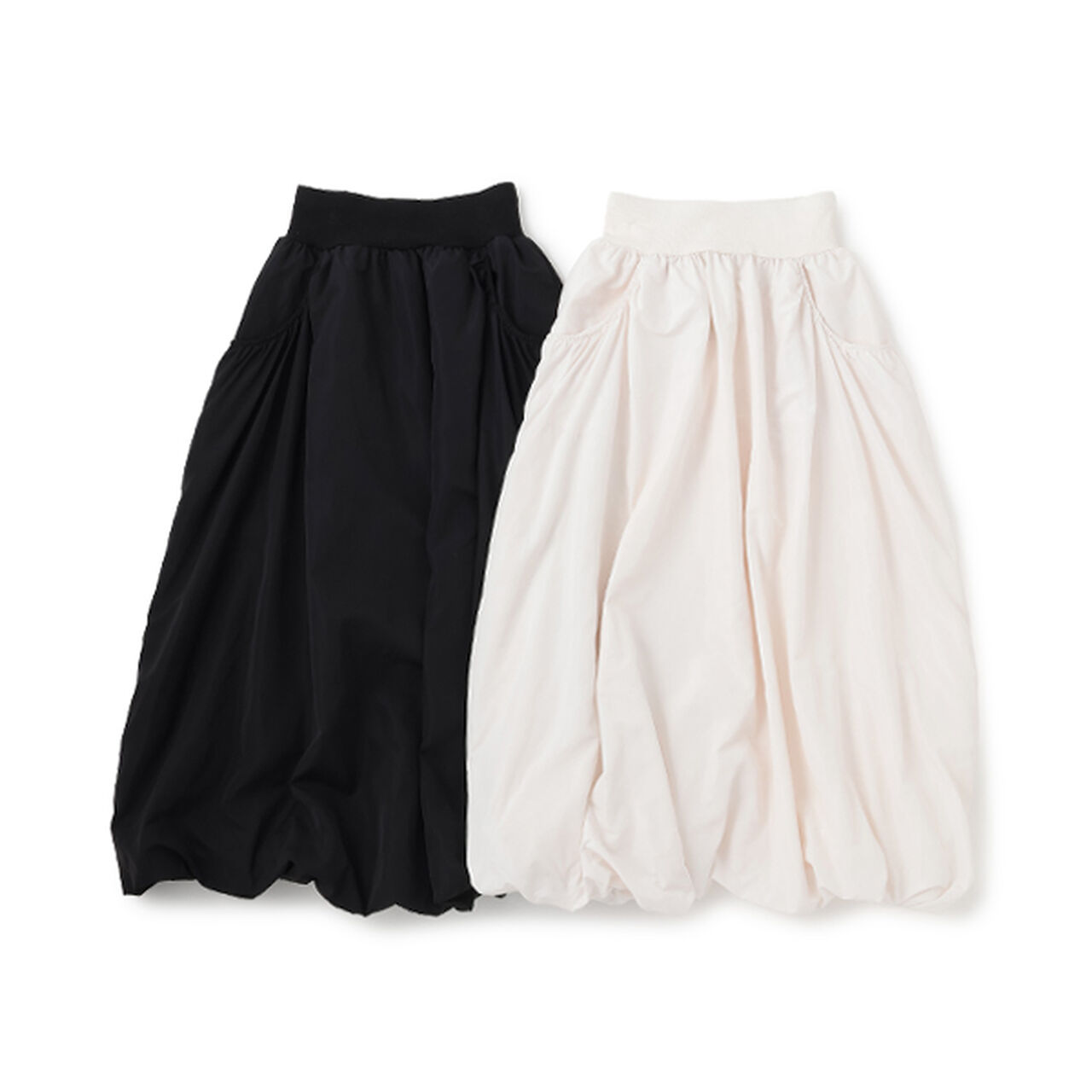 [Link] Balloon Skirt,Black, large image number 9