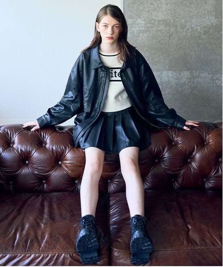 Line Logo Jacquard Knitwear,Black, medium image number 1