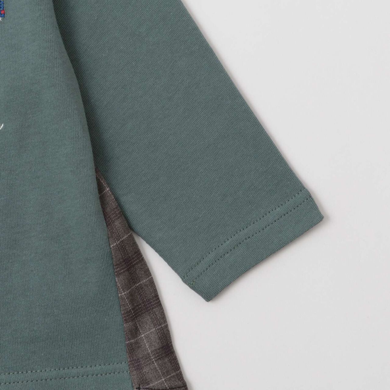 Work Vehicle Embroidery Long-Sleeve T-Shirt,Navy, large image number 11