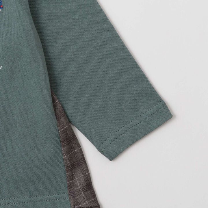 Work Vehicle Embroidery Long-Sleeve T-Shirt,Navy, medium image number 11