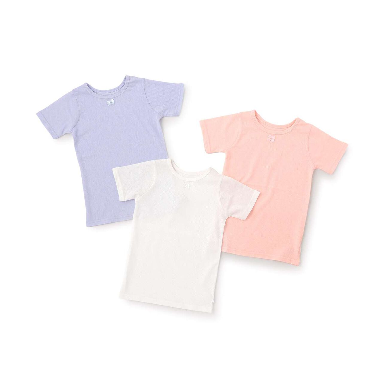 [Smooth Mesh] Short-Sleeve Inner Wear,Blue gray, large image number 7