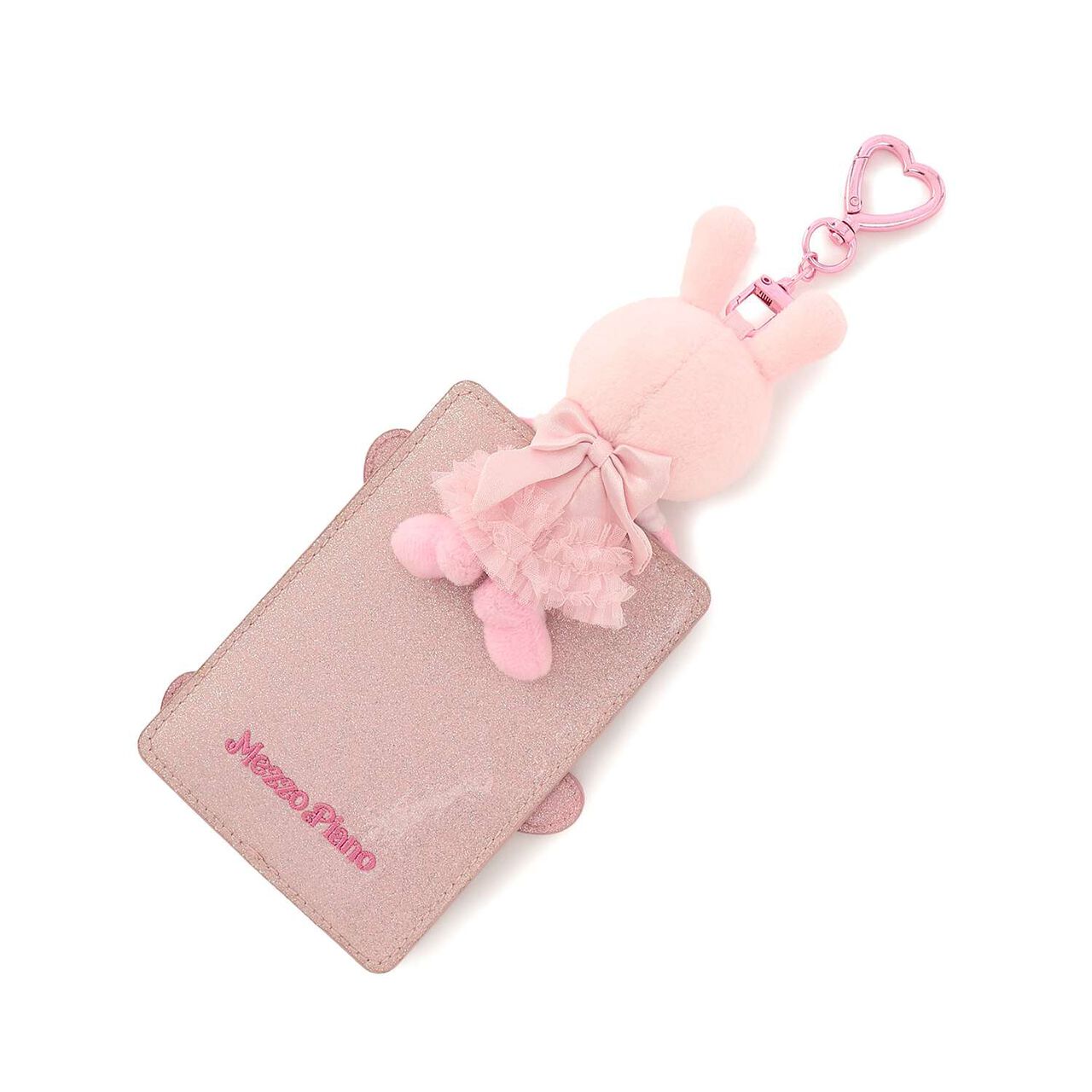 Berrie-chan Sparkling Card Case with Pop-Up Charm,Pink, large image number 2