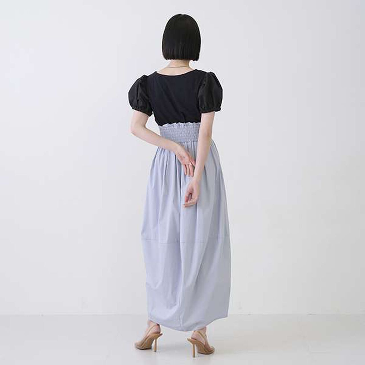 [LADIES] Cocoon Skirt,Off white, large image number 17