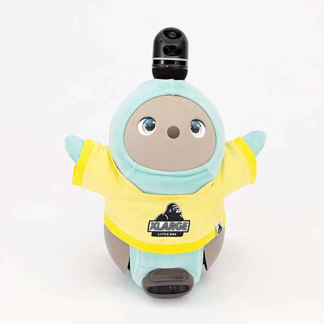 XLARGE KIDS × LOVOT Logo Hoodie,Yellow, large image number 0