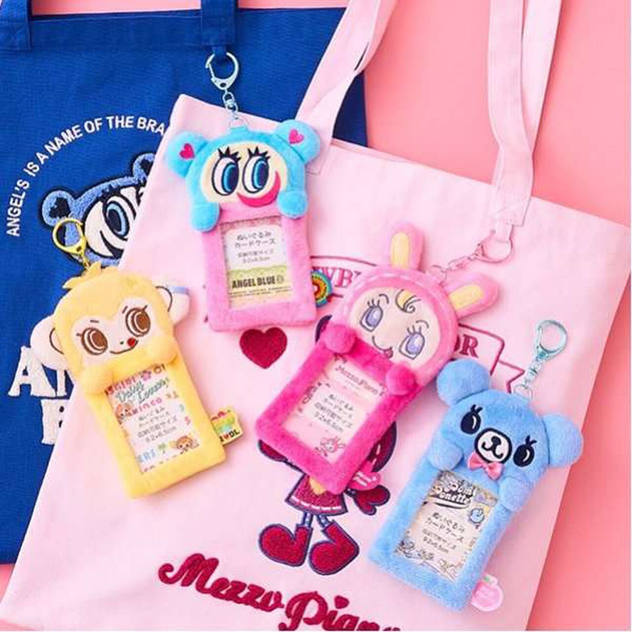 Mr. Nakamura Plush Toy Card Case,Blue, large image number 7