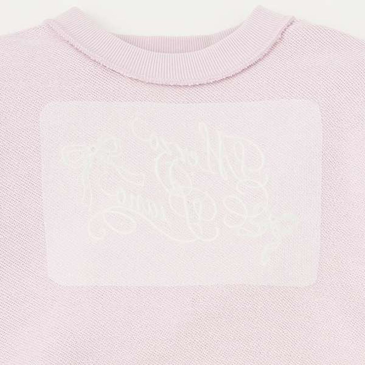 Tulle Frill Sweatshirt,Off white, large image number 6