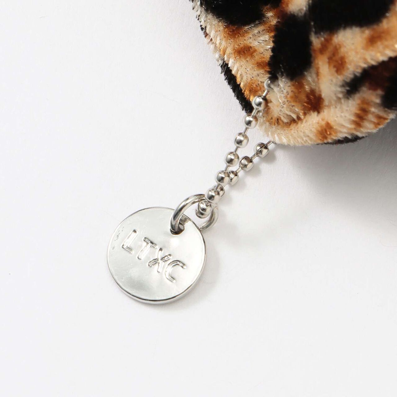 Faux Fur Scrunchie,Blue gray, large image number 2