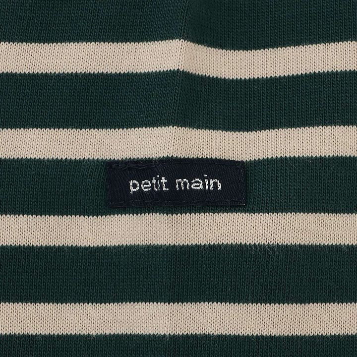 [Anti-Stain Finish] Stripe Pattern Long-Sleeve T-Shirt,Light blue, medium image number 7