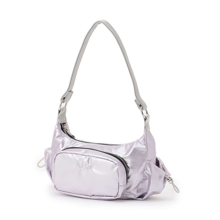 Metallic 2 WAY Shoulder Bag,Lavender, medium image number 2