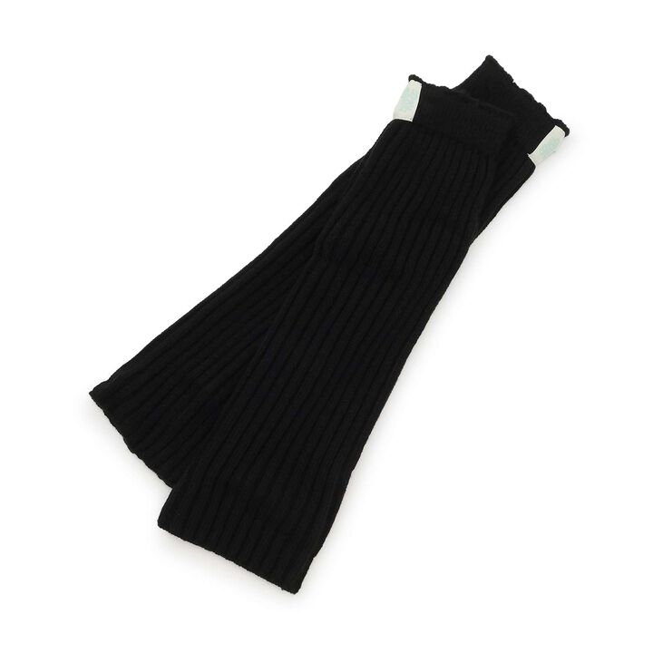 Rib Knit Leg Covers,Black, medium image number 0
