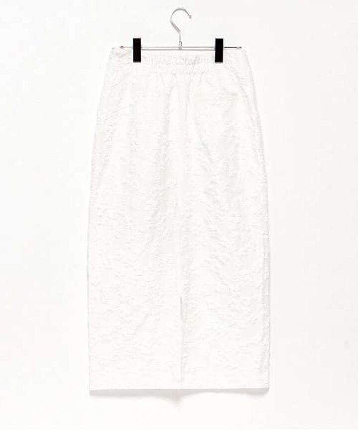 Floral Jacquard Tight Skirt,Off white, medium image number 16