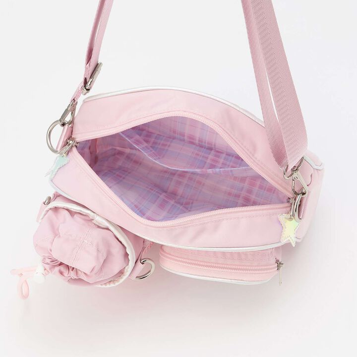 Shoulder Bag with Bottle Holder,Light pink, medium image number 5