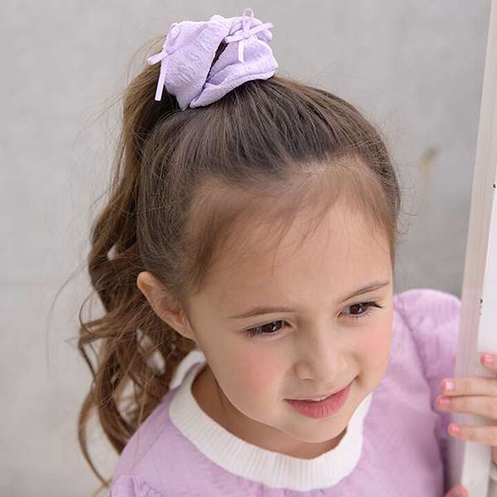 Chouchou with Ribbon,Lemon yellow, medium image number 8