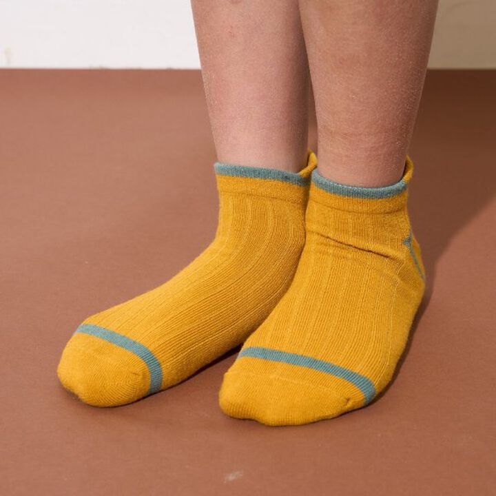 Bi-Color Ankle Socks,Moderate blue, medium image number 10