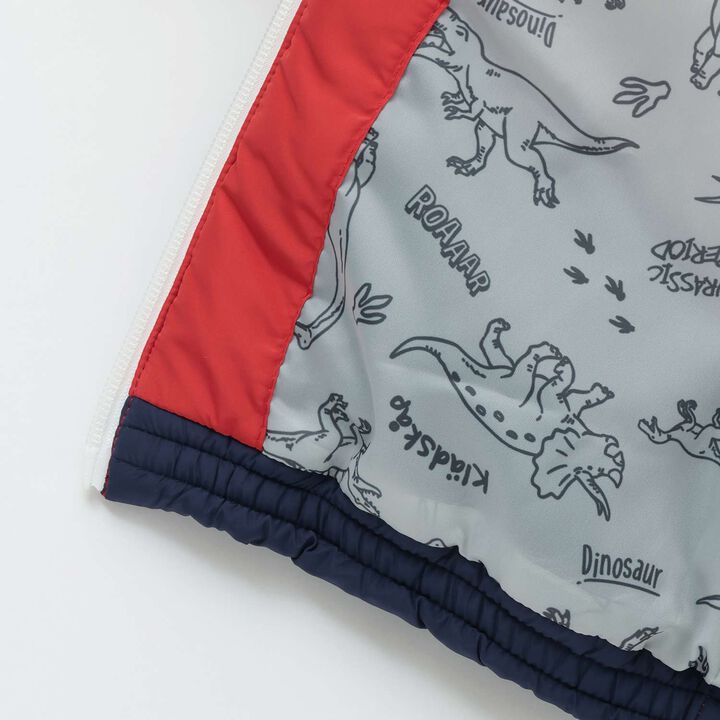 Dinosaur 3 WAY Bomber Jacket,Khaki, medium image number 9