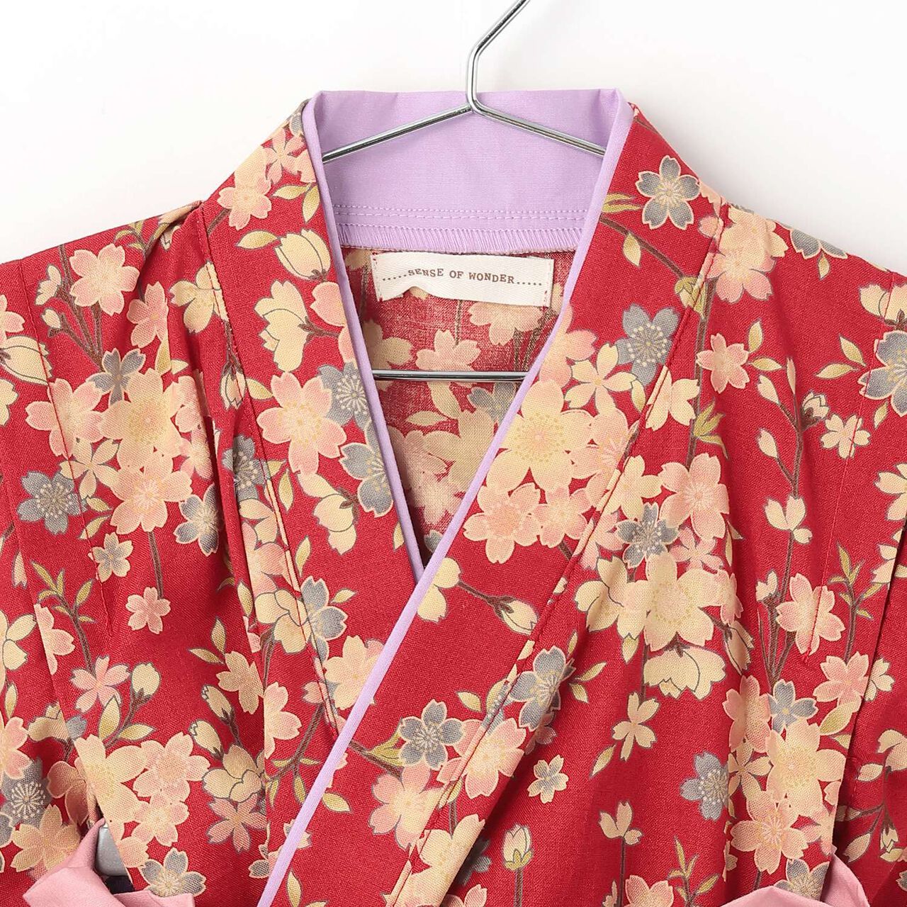 Girls Hakama Set [Made in Japan],Red, large image number 3