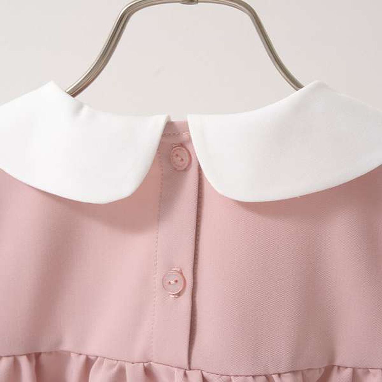 [Occasion-Ready] Round Collar One-Piece Dress with Ribbon,Mint, large image number 15