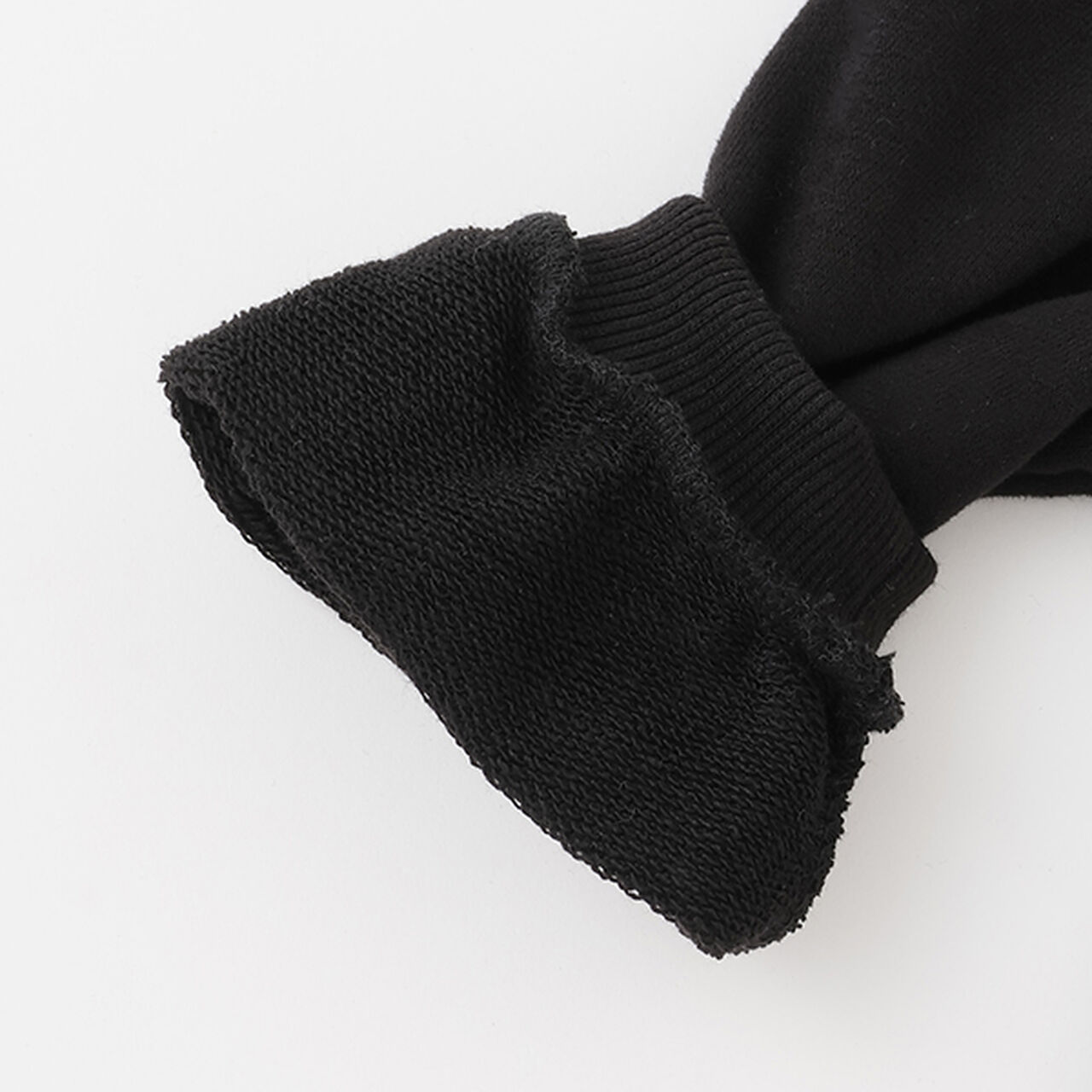 Heart Embroidery Color Block One-Piece Dress,Black, large image number 11