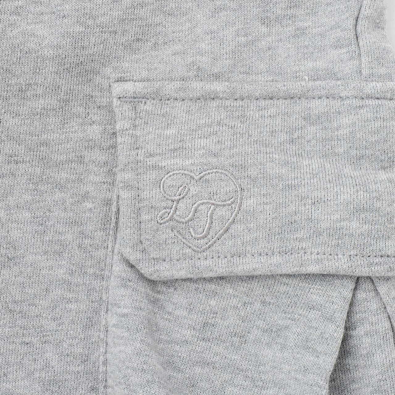 [LTXC - 100% Cotton] Cargo Curve Sweatpants,Top gray, large image number 12