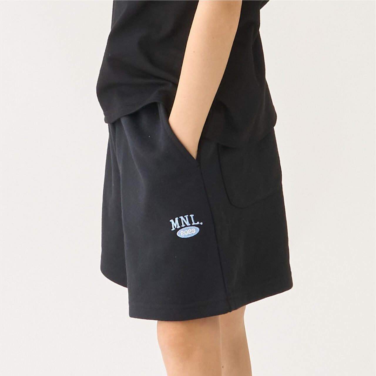 [DailyME] 100% Cotton Sweat Shorts,Pink, large image number 9