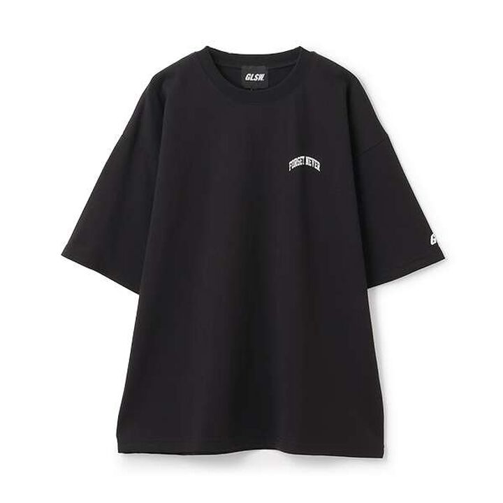 [FORGETNEVER] Back Arch College Logo Short Sleeve T-Shirt_GLSW,Black, medium image number 14