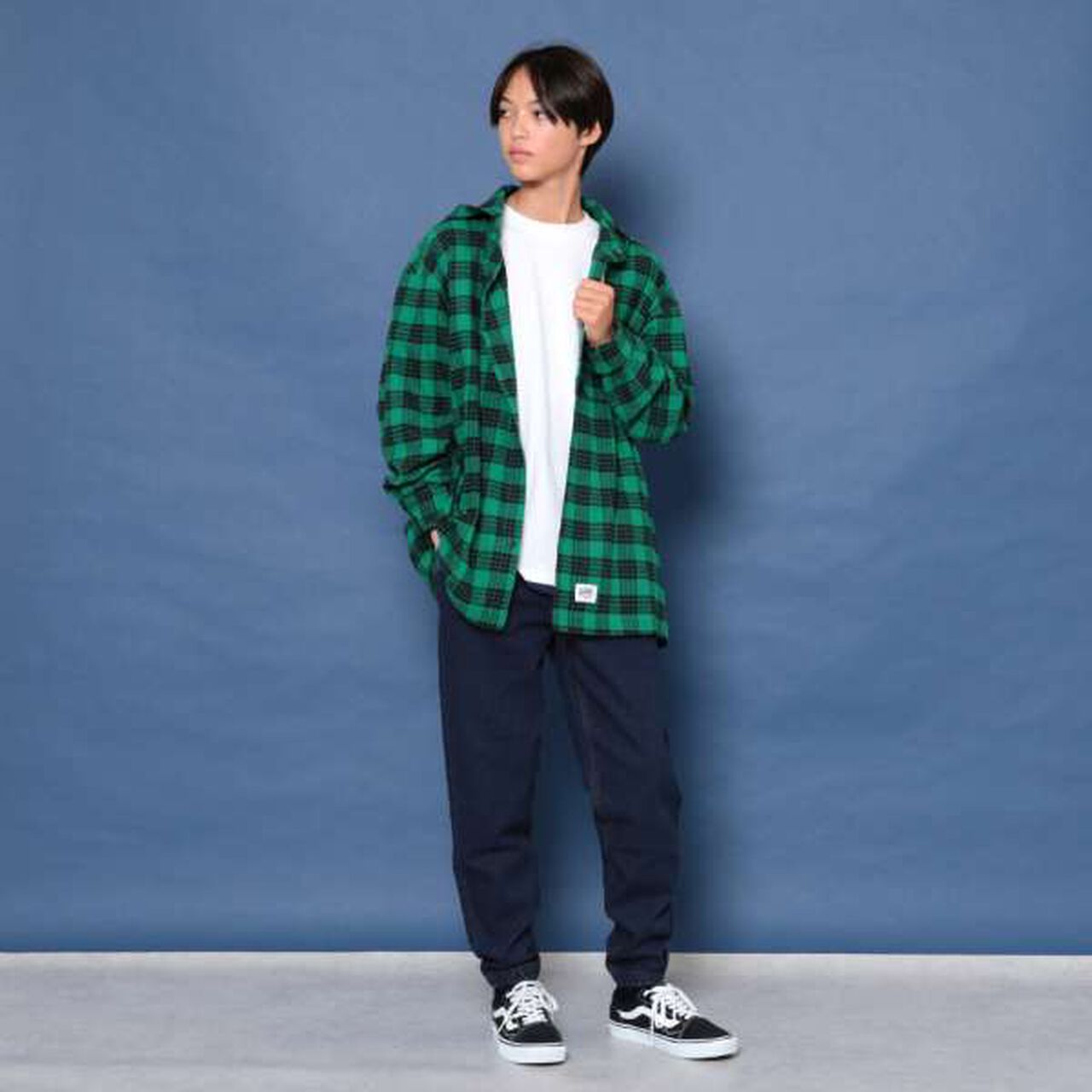 Stretch Denim Jogger Pants,Deep blue, large image number 11