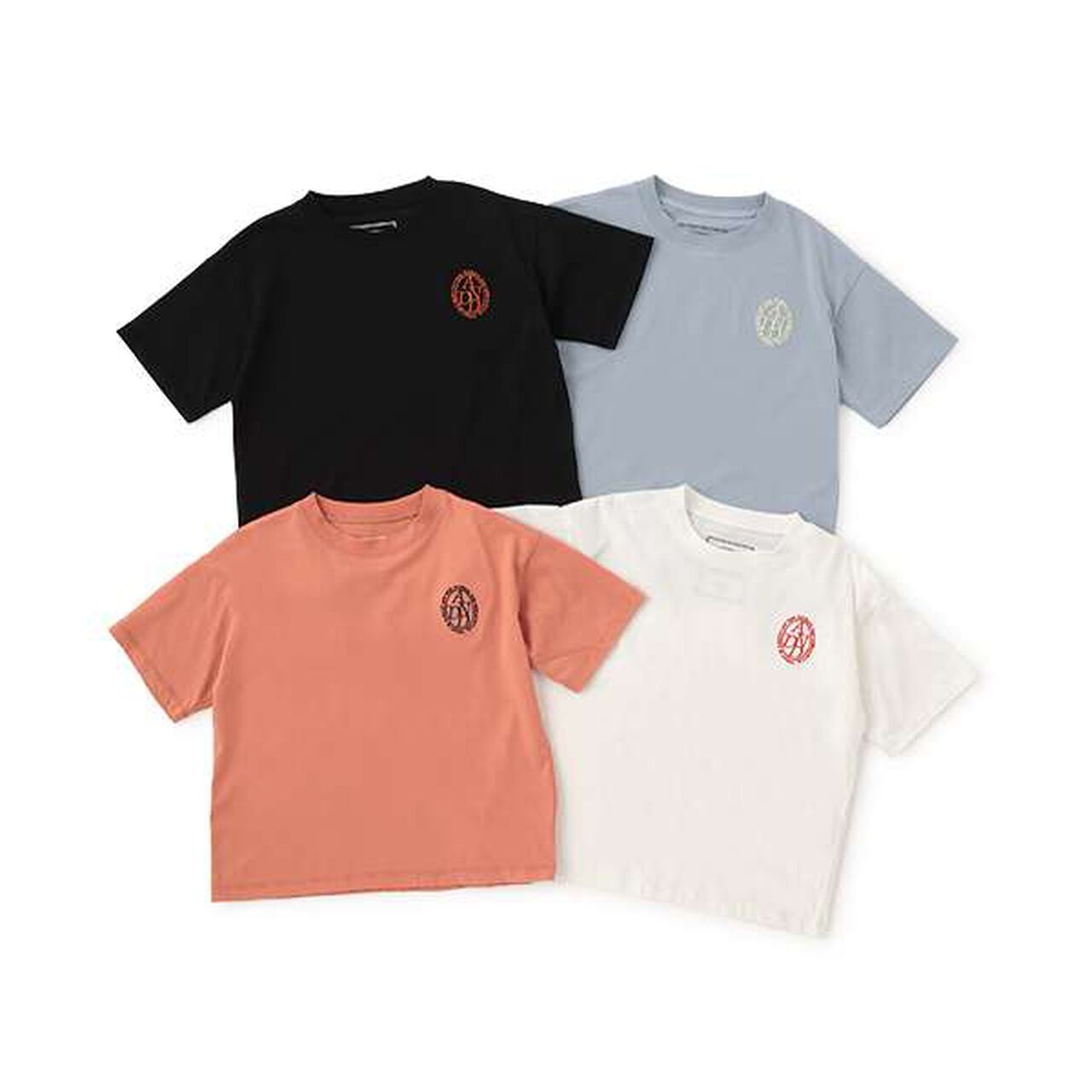 [100% Cotton 365D.] Wide T-Shirt with Embroidery,White, large image number 15