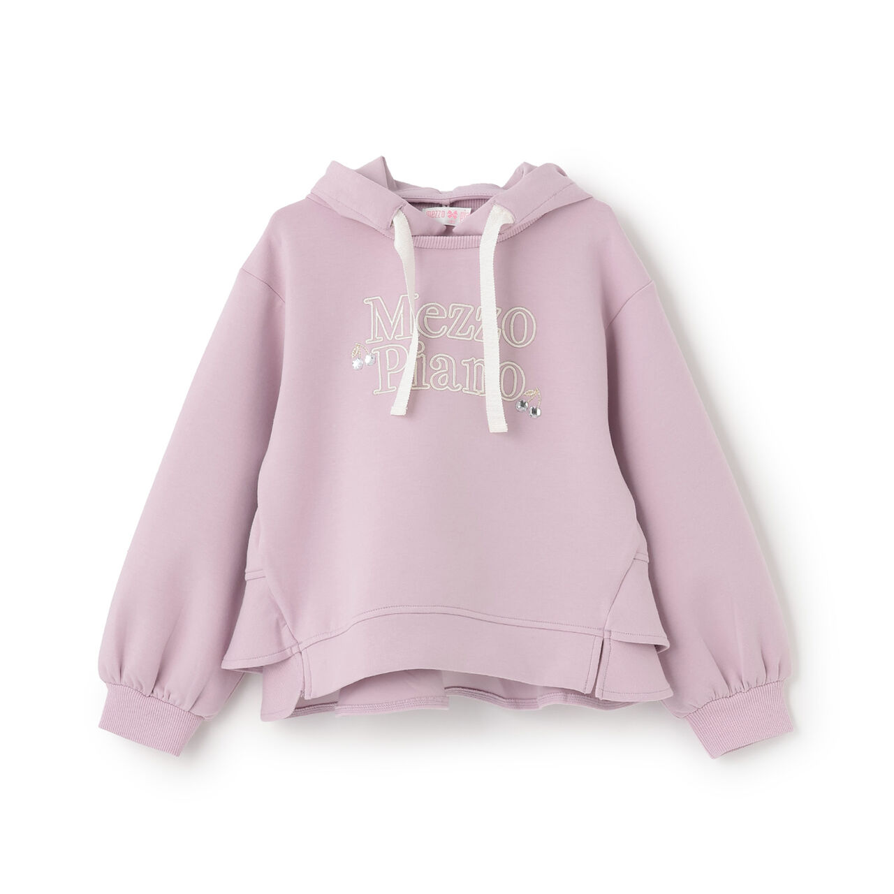 [Restock] Mezzo Piano Logo Embroidery Peplum Parka,Lilac, large image number 0
